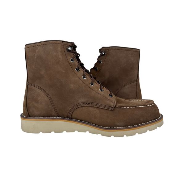 Carhartt 6 in Wedge Boot Mens 11 M Brown Nubuck Leather Soft Moc Toe main image 6